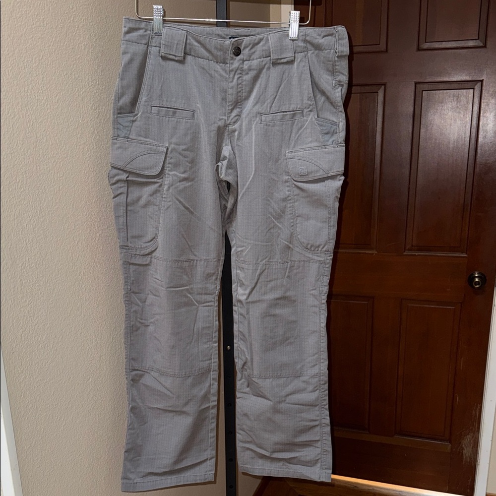 5.11 Tactical Series Women's Gray Straight Leg Cargo Pants Size 8